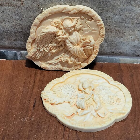 Hallmark Heavenly Angels Christmas Ornament 1991 & 1993 - Picture 5 of 11